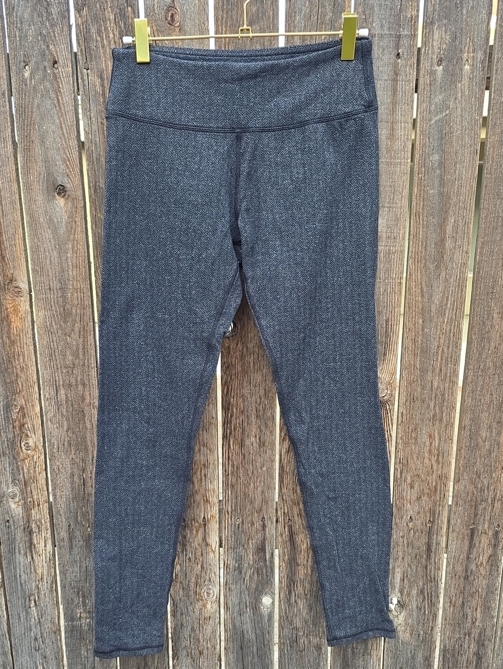 Kyodan Dark Gray Herringbone Leggings